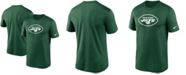 Nike Men's Green New York Jets Logo Essential Legend Performance T-shirt